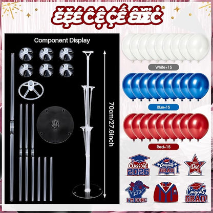6 Sets 2026 Graduation Balloon Stand Kit - Image 3