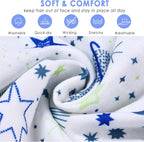 Workout Headbands for Women Hair 9 Pcs Non Slip Cotton Like Head Bands for Girls 2.5 inch Wide Soft Elastic Cloth Athletic Sweat Hair Women Bands