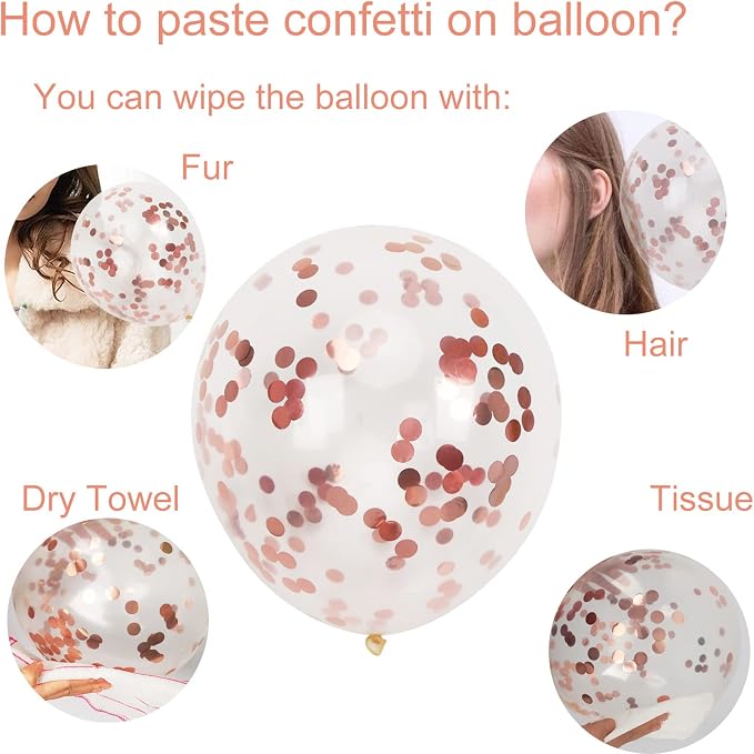 Rose Gold Birthday Decoration - Image 8
