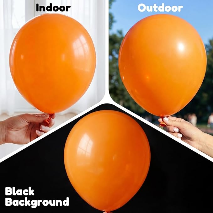 Orange Balloons, Baby Shower, Anniversary, Graduation, Wedding Decorations - Image 4