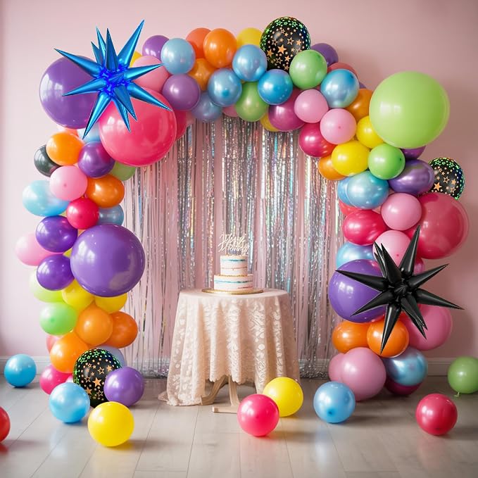 Neon Balloons, 12 Inch Colorful Balloons - Image 6