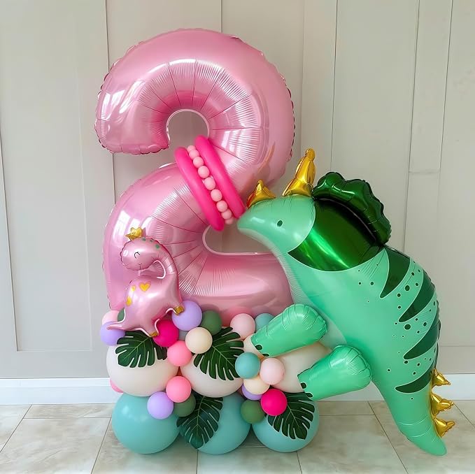 Pastel Pink 7 Balloon Number, 40 Inch Light Pink 7 Balloons Large Helium Foil - Image 3