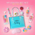 Spa kit Gifts for Her, Christmas Gifts for Women - Unique Gift Set for Teen Girls Tote Bag for Women, 13pcs Fresh Gift Baskets for Girls, Birthday Gifts for Daughter, Girlfriend