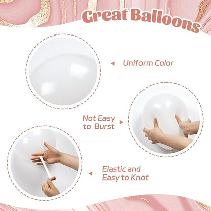 60pcs Rose Gold Balloons 12inch - Image 3