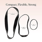 Kitsch Hair Ties No Damage for Kids, Teens and Women - Rubber Bands for Hair Styling | No Snag Hair Elastics | Daily Hair Accessories | Ideal Gifts for Women - 500pcs (Black)