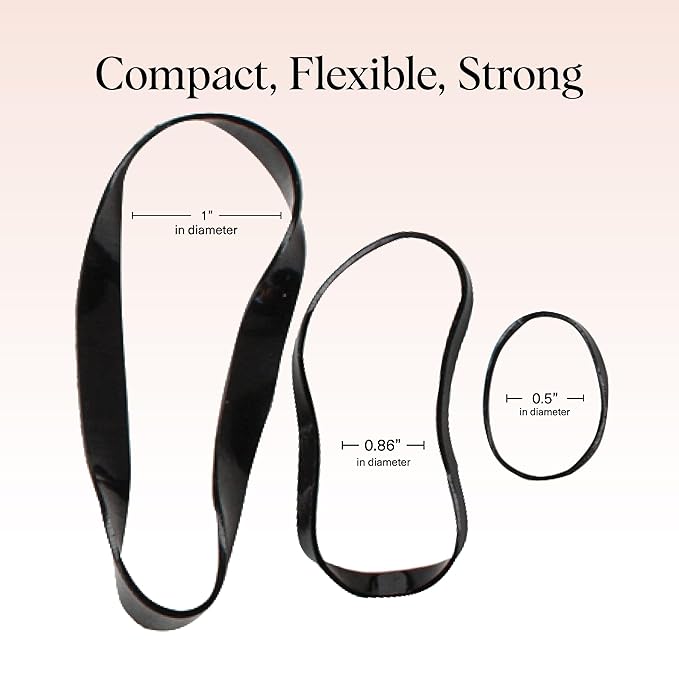 Kitsch Hair Ties No Damage for Kids, Teens and Women - Rubber Bands for Hair Styling | No Snag Hair Elastics | Daily Hair Accessories | Ideal Gifts for Women - 500pcs (Black)
