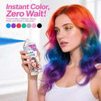 Pink Hair Spray, Temporary Hair Color Spray for Kids Women Men, Pink Hair Wax Dye, Temporary Hair Dye, Washable & Non-Sticky Hair Color Dye Pomades Natural Hair Dye for Party,Holloween,Cosplay(Pink)