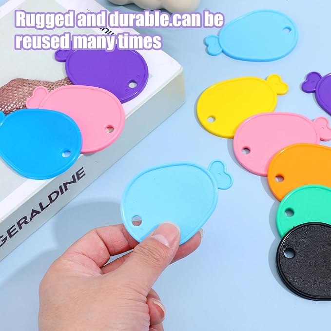 100 Pcs Plastic Balloon Weights, Reusable Colorful Weights - Image 3