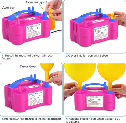 chamvis Balloon Pump Electric, Balloon Air Pump Inflate Pump - Image 2