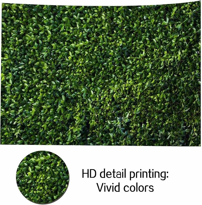 Nature Spring 3D Green Leaves Theme Photo Background Wedding Birthday Party - Image 2
