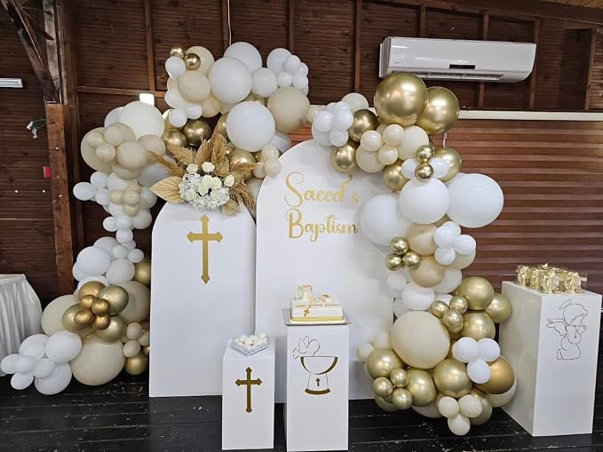First Communion Balloon Garland Kit 153Pcs, Baptism Balloon - Image 8