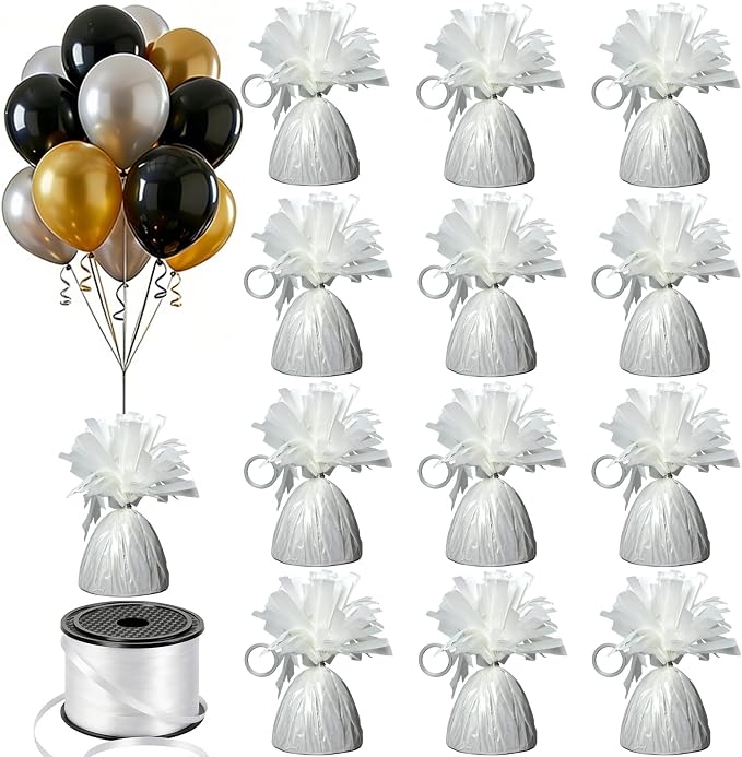 FUBININA 12 Pcs Balloon Weight Metallic Anchor by FUBININA