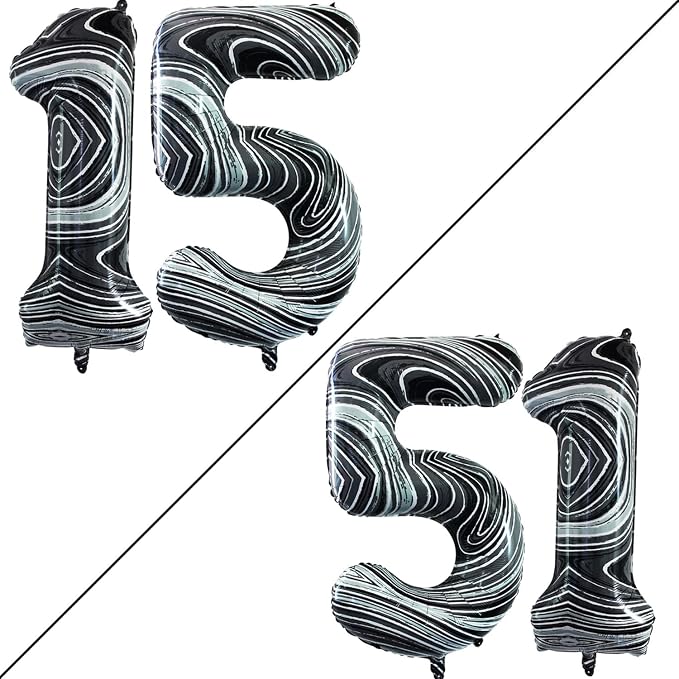 Number 15 Balloons for 15th Birthday Sweet 15 Party Decorations, 42 Inch Jumbo by GOER