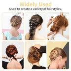 U Shaped Hair Pins, 200 Count for Women Lady Girls Bobby Pins French Historical Hair Pin Hair Styling Pins Hair Accessories, Blonde, 2.4 Inch