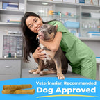 Tartar Shield Soft Rawhide Chews | Safe Dental Treats for Large Dogs | Vet VOHC Approved | Daily Bone Cleans Teeth & Gums Fresh Breath Oral Health Support | USA Made | (XL Dogs / 12 Count)