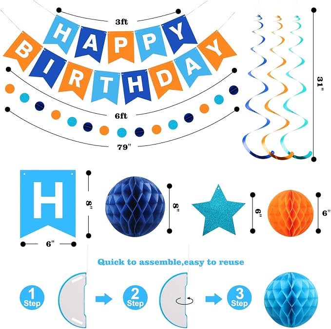 meowtastic Birthday Decorations Happy Birthday Banner - Image 3