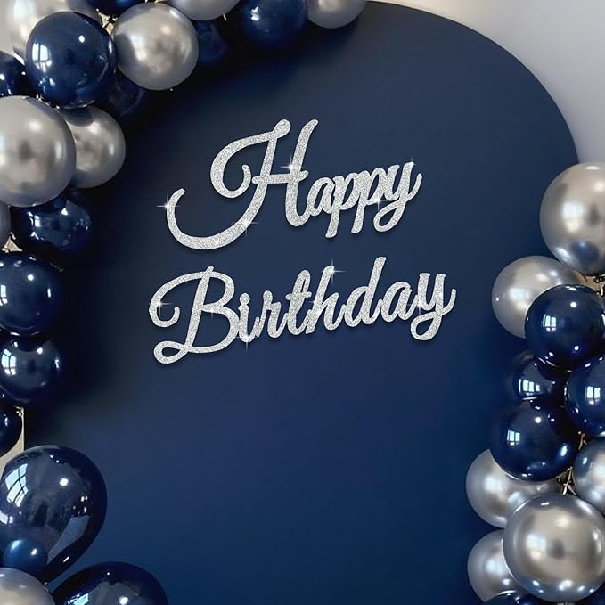 TONIFUL Happy Birthday Sign for Backdrop by TONIFUL