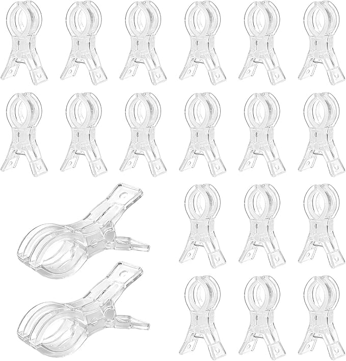 20 Pcs Balloon Arch Clips for Backdrop, Birthday Decoration, Beach Towels - Image 9