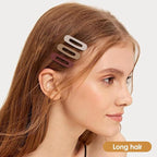 Small Flat Hair Clips for Women Lay Down Clips for Thin Hair Accessories 2.16 Inch 8pack