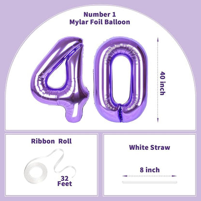 Number Balloons for Birthday Decorations - Image 2
