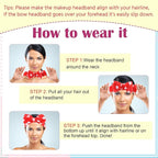 WSYUB Skincare Headband, 6pcs Headband for Washing Face,Spa&Makeup Headbands