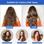 Hair Dryer Bonnet Attachment: Upgraded Extra Large Hooded Dryer Adjustable Hair Dryer Caps - Easy to Use for Natural Curly Textured Hair Care Styling Fast Drying - Blue