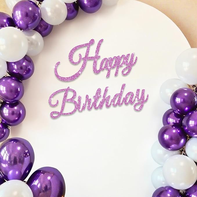 TONIFUL Happy Birthday Sign for Backdrop by TONIFUL