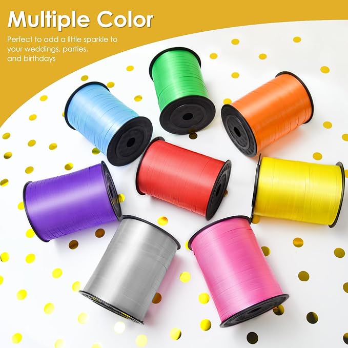 Gold Curling Ribbon, Balloon String 500 Yard - Image 5