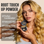 Root Cover Up Powder for Women - Light-Blonde Hair Fibers for Thinning Hair Shadow Powder, 2 Pack (Blonde)