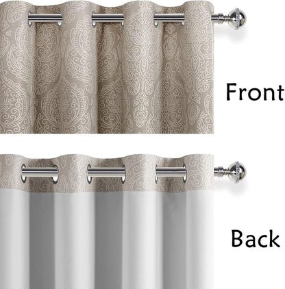 DWCN Ombre Blackout Curtains - Image 4