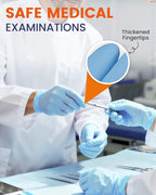 Amarynth 4 Mil Disposable Nitrile Exam Gloves, Powder Free, Strong Grip for Cleaning