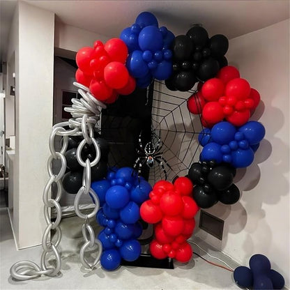 Red Blue Black Balloon Arch Garland Kit - Image 5