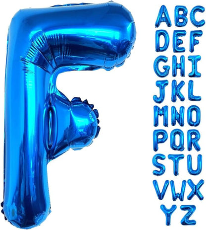 Lovoir 40 Inch Large Blue Letter F Balloons Big Size Jumbo Mylar Foil Helium by Lovoir