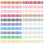 ECADY 100-Piece Metal Snap Hair Clips for Girls, Toddlers, and Kids, Hair Bow Barrettes Perfect for Fine Hair, Thick Hair, and More - Featuring Fun Bow Designs
