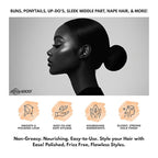 AllDay Locks Wax Stick (1.76 oz) | Hair Styling Edge Control Slick Stick | Non-Greasy, Easy-to-Use | Compact & Mess-Free Frizz Tamer | Olive, Coconut, Avocado, Shea Infused | 1.76 oz