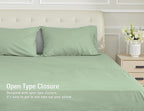 Sunflower Queen Pillowcases Set of 2, 100% Cotton Queen Size Pillow Cases 2, 20×30 inches Swamp, Soft and Breathable