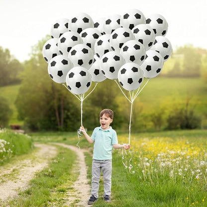 35 Pcs Soccer Ball Balloons, Soccer Party Decorations Supplies - Image 4