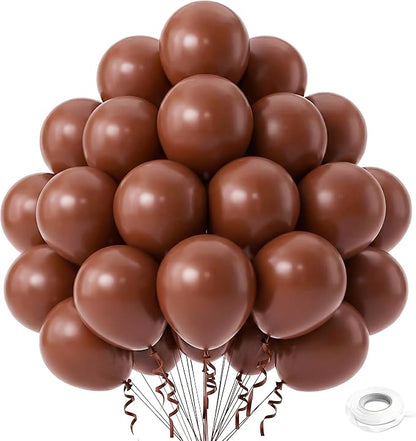 Brown Balloons, Baby Shower, Anniversary, Graduation, Wedding Decorations by GoldenParty