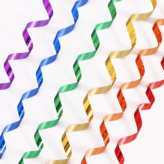 BEISHIDA 6 Assorted Colors Curling Ribbons Balloon String Ribbons - Image 3