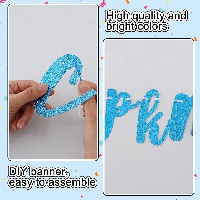 BEISHIDA 116 PCS A-Z DIY Letter Banner Kit Make Your Own Banner，Including 111 - Image 3
