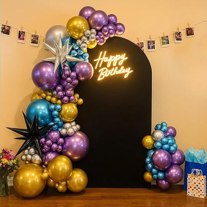 Patimate Metallic Colorful Chrome Latex Party Balloons 100 Pack 12 Inch | - Image 7