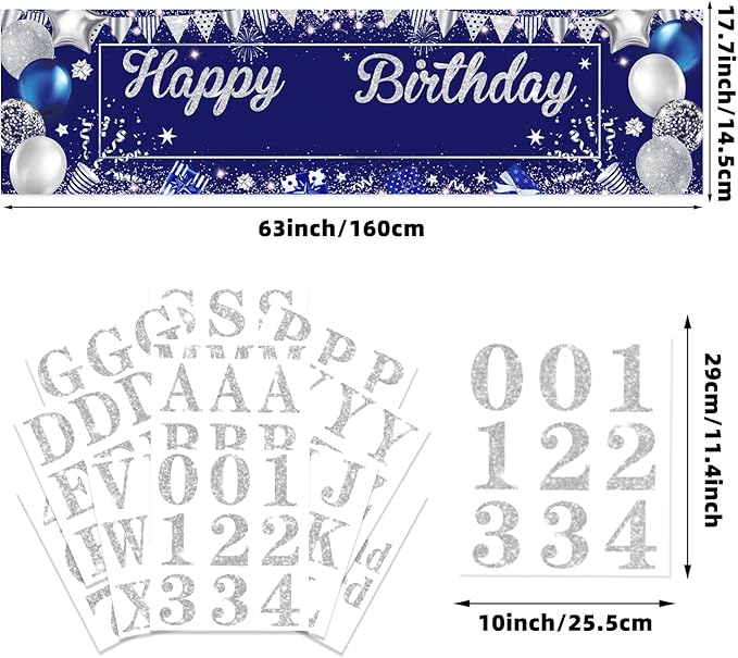 Personalized Birthday Banner for Party, - Image 2