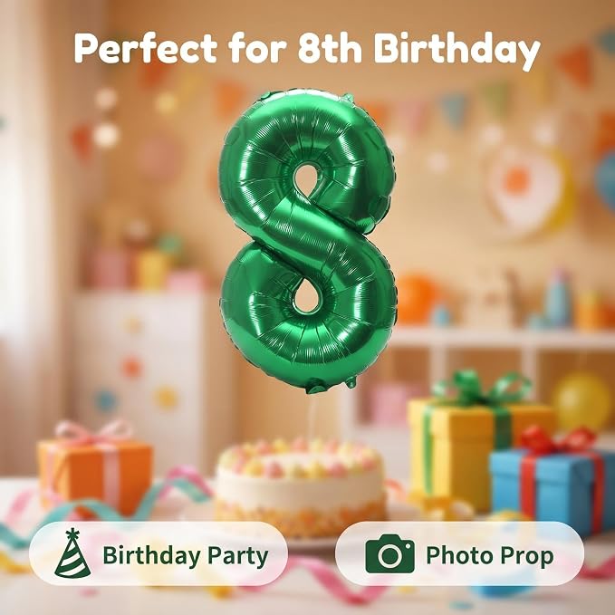 YPSelected 32 Inch Large Foil Helium Number Balloon Birthday Wedding Party 0-9 - Image 5