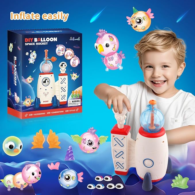 nicknack Space Rocket DIY Balloon Animals Kit - Image 2