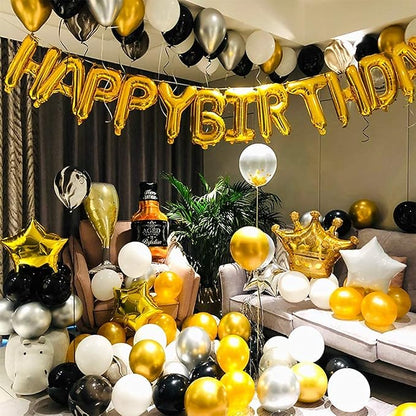 16 Inch Gold Letter Balloons Mylar Foil Alphabet Letter A-Z Balloons Set - Image 4