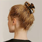 Big Claw Hair Clips for Women Girls Tortoise Hair Jaw Clips Large Hair Claw Clamps Celluloid Hair Clasp 2 Pack