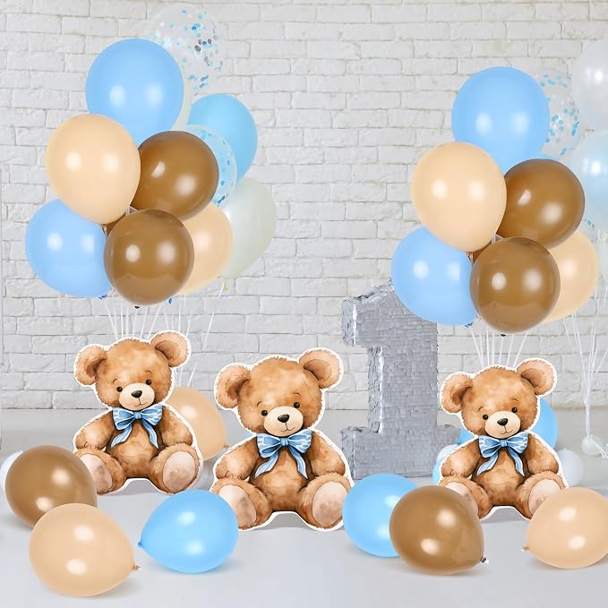 4 Sets Balloon Stand Kit for Table Bear Baby Shower Tables Centerpieces - Image 7