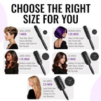 ERGO Ceramic Ionic Round Brush for Blow Out - Salon Quality Hair Brushes for Women - Roller Brush for Blow Drying, Wet and Dry Hair Styling, Volumizing Hair Care - ER43: 1.75"