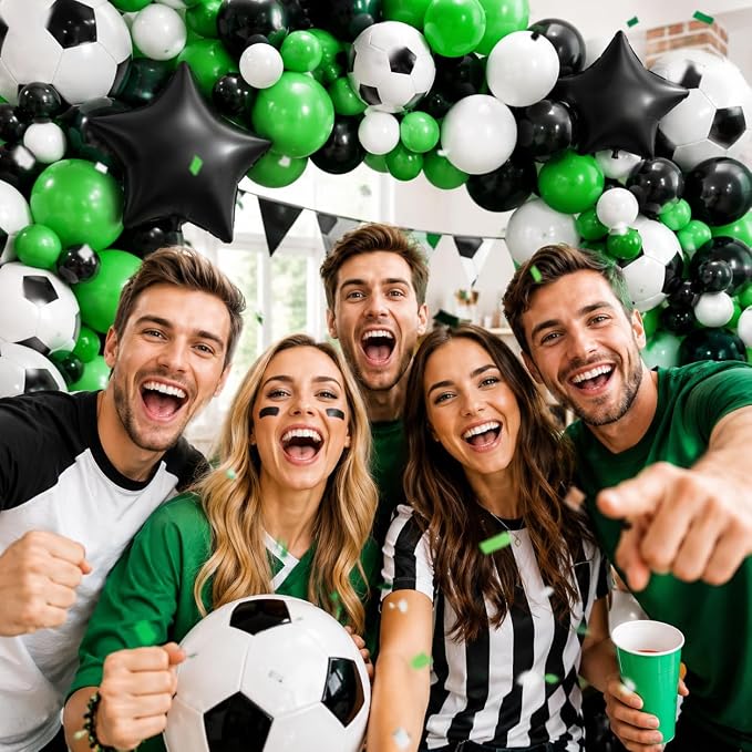 150Pcs Soccer Balloon Garland Arch Kit - Image 6
