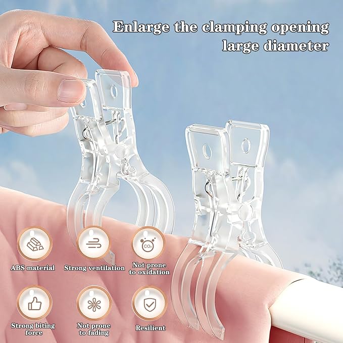 10 Pack Plastic Transparent Balloon Arch Clips - Image 7